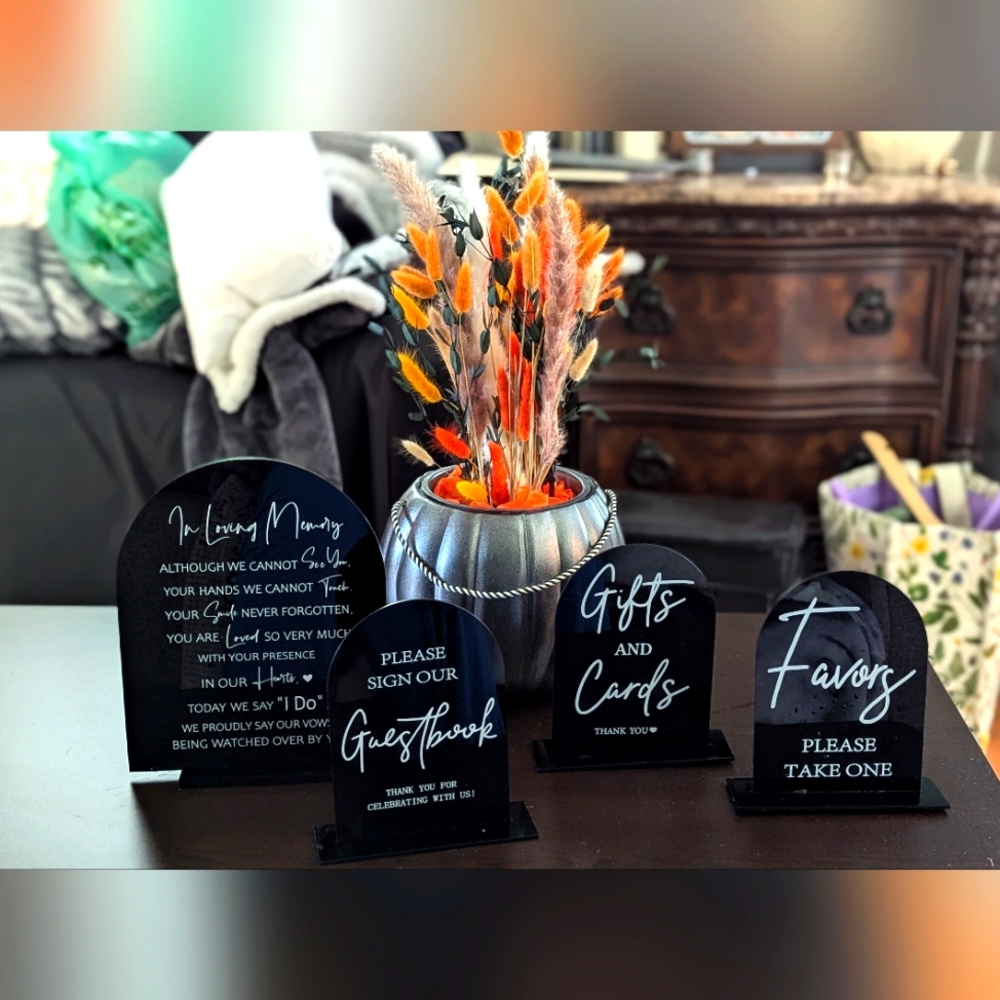 wedding signage!